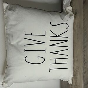 NEW Rae Dunn "GIVE THANKS" Pillow